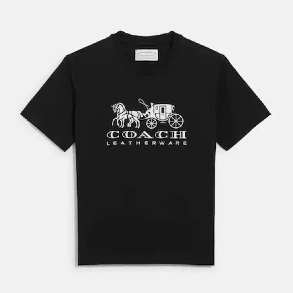 Coach Tops - COACH: Horse And Carriage T Shirt